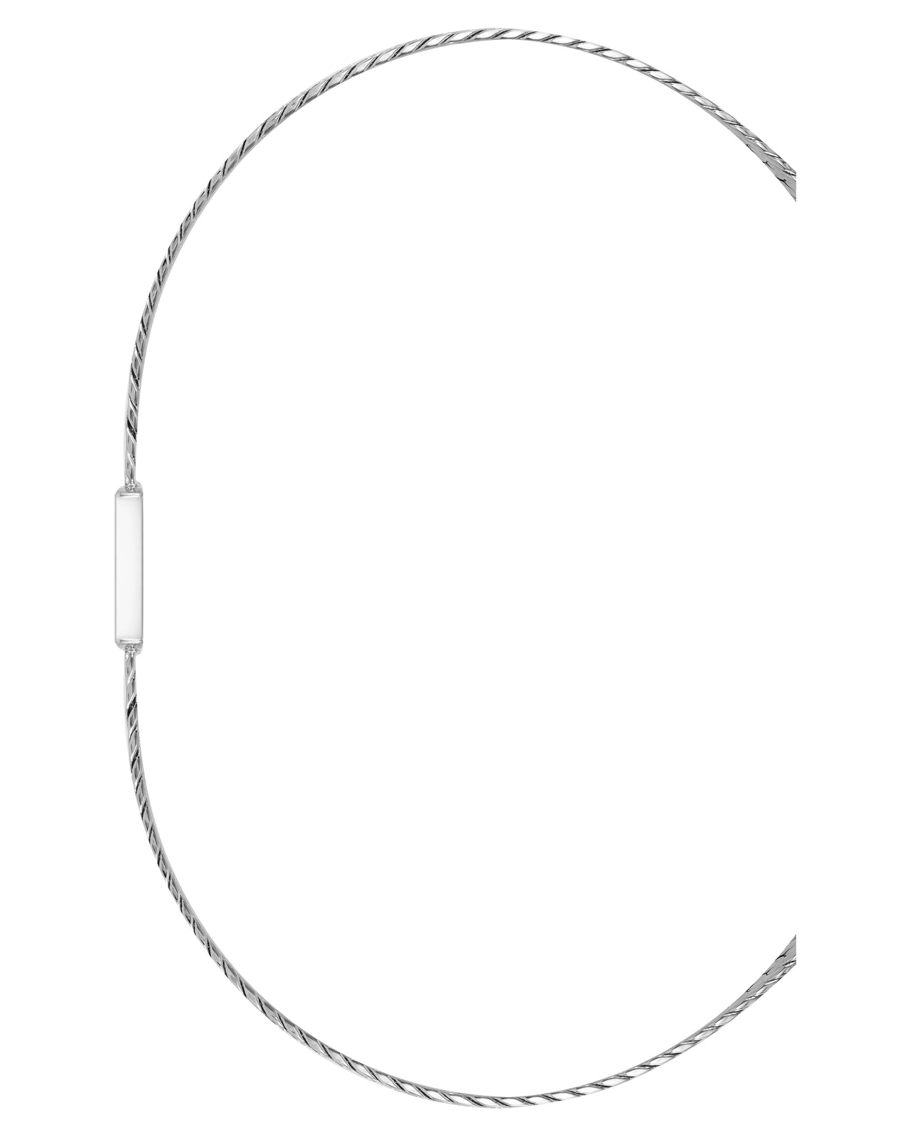 Herringbone & Logo Bracelet™ | Silver-Accessories-Armitron