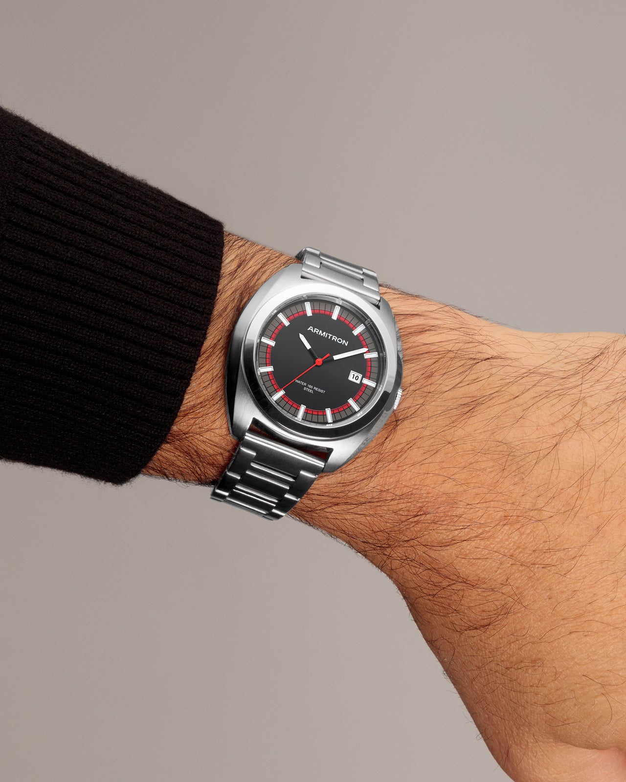 Travis™ | 42mm, Black-Men-Armitron