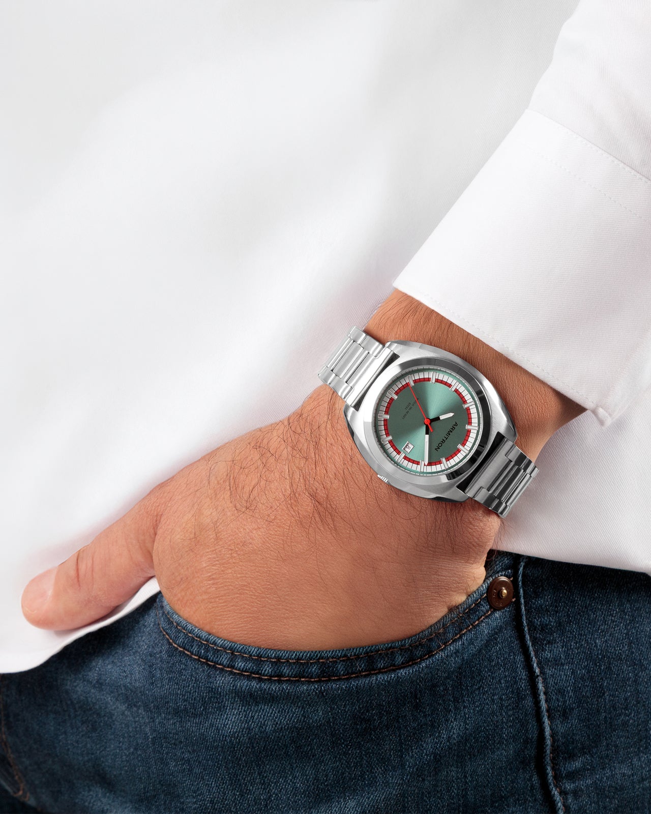 Travis™ | 42mm, Blue-Men-Armitron