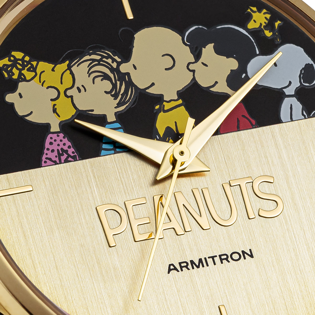 Armitron x Peanuts: The Lineup | 36mm, Peanuts Black/Gold-Men-Armitron