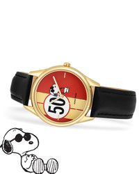 Thumbnail for Armitron x Peanuts: Golden Cool | 36mm, Peanuts Black/Gold/Red-Men-Armitron