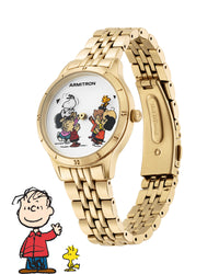 Thumbnail for Armitron x Peanuts: Time to Celebrate | 34mm, Peanuts Gold-Women-Armitron