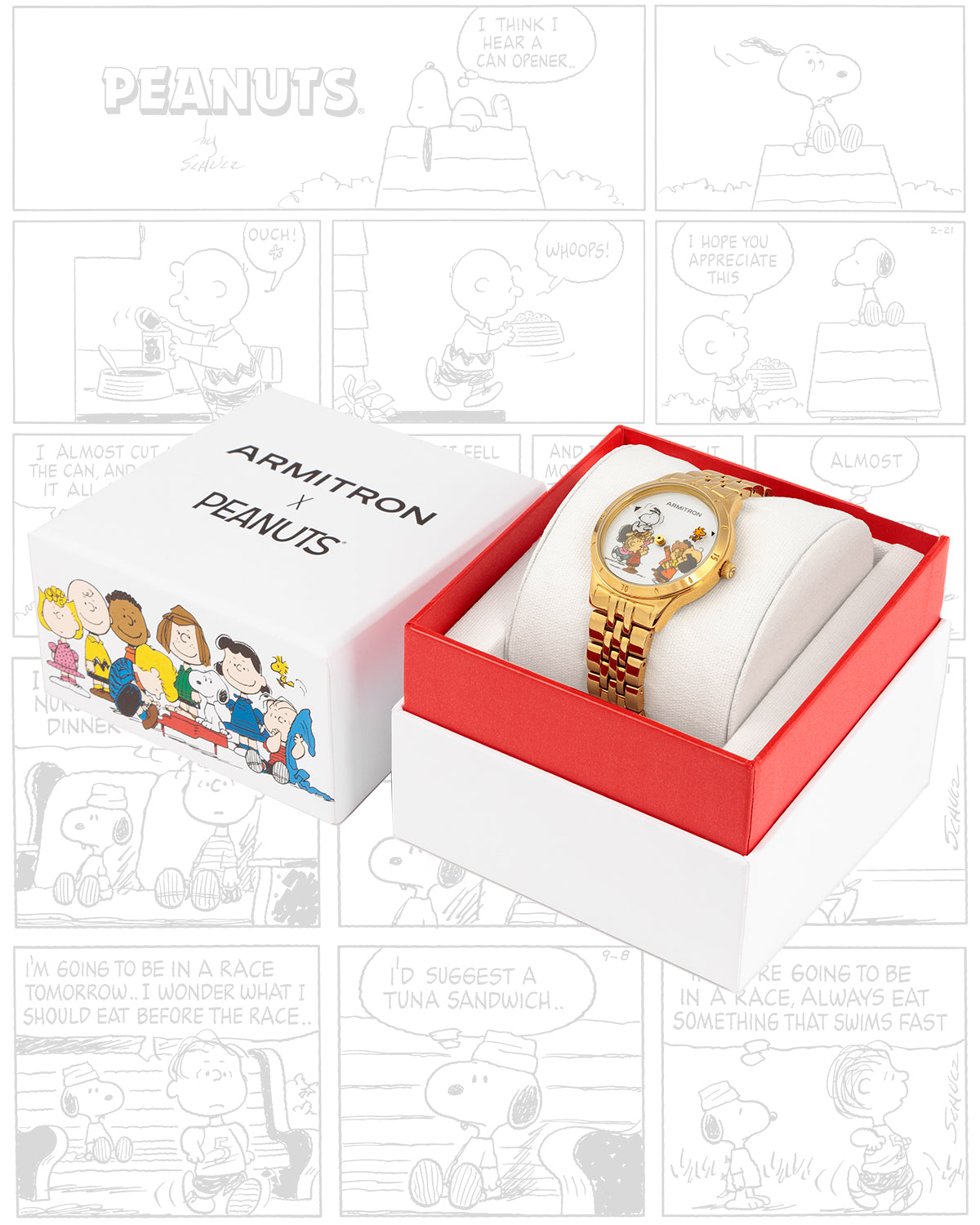 Armitron x Peanuts: Time to Celebrate | 34mm, Peanuts Gold-Women-Armitron