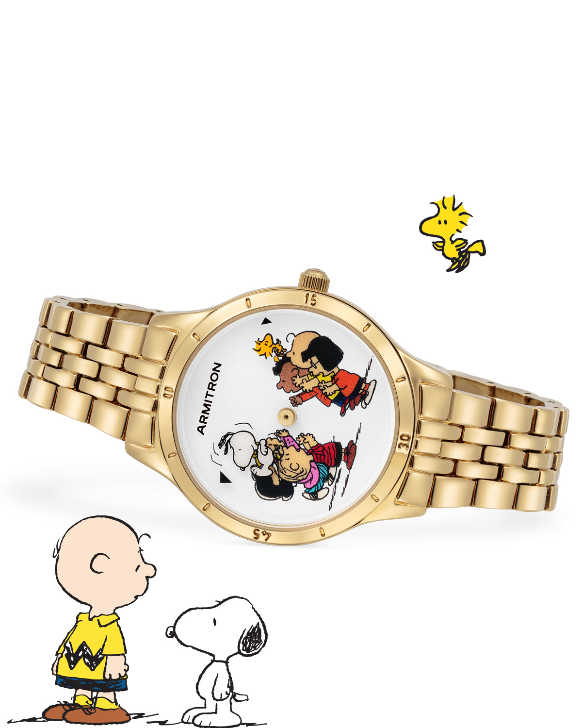 Armitron x Peanuts: Time to Celebrate | 34mm, Peanuts Gold-Women-Armitron