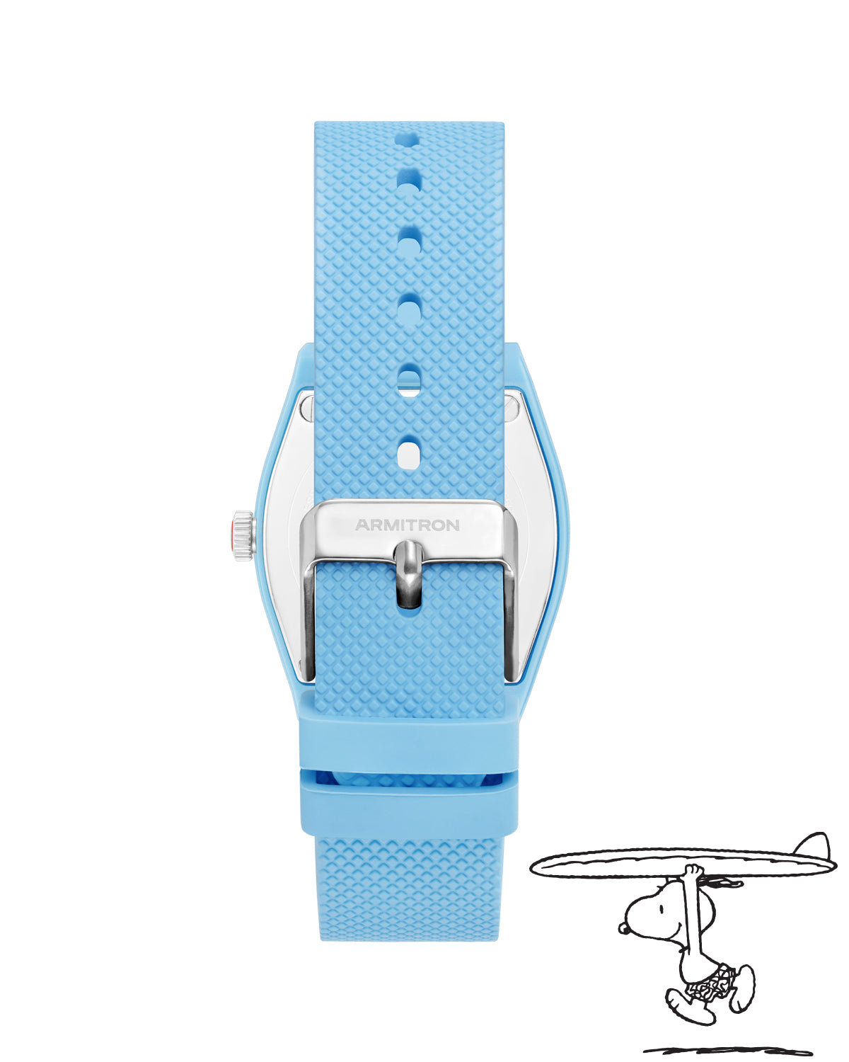 Armitron x Peanuts: Good Grief! | 36mm, Peanuts Blue Ocean Plastic-Women-Armitron