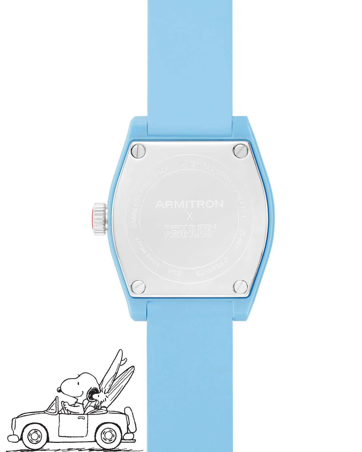 Armitron x Peanuts: Good Grief! | 36mm, Peanuts Blue Ocean Plastic-Women-Armitron