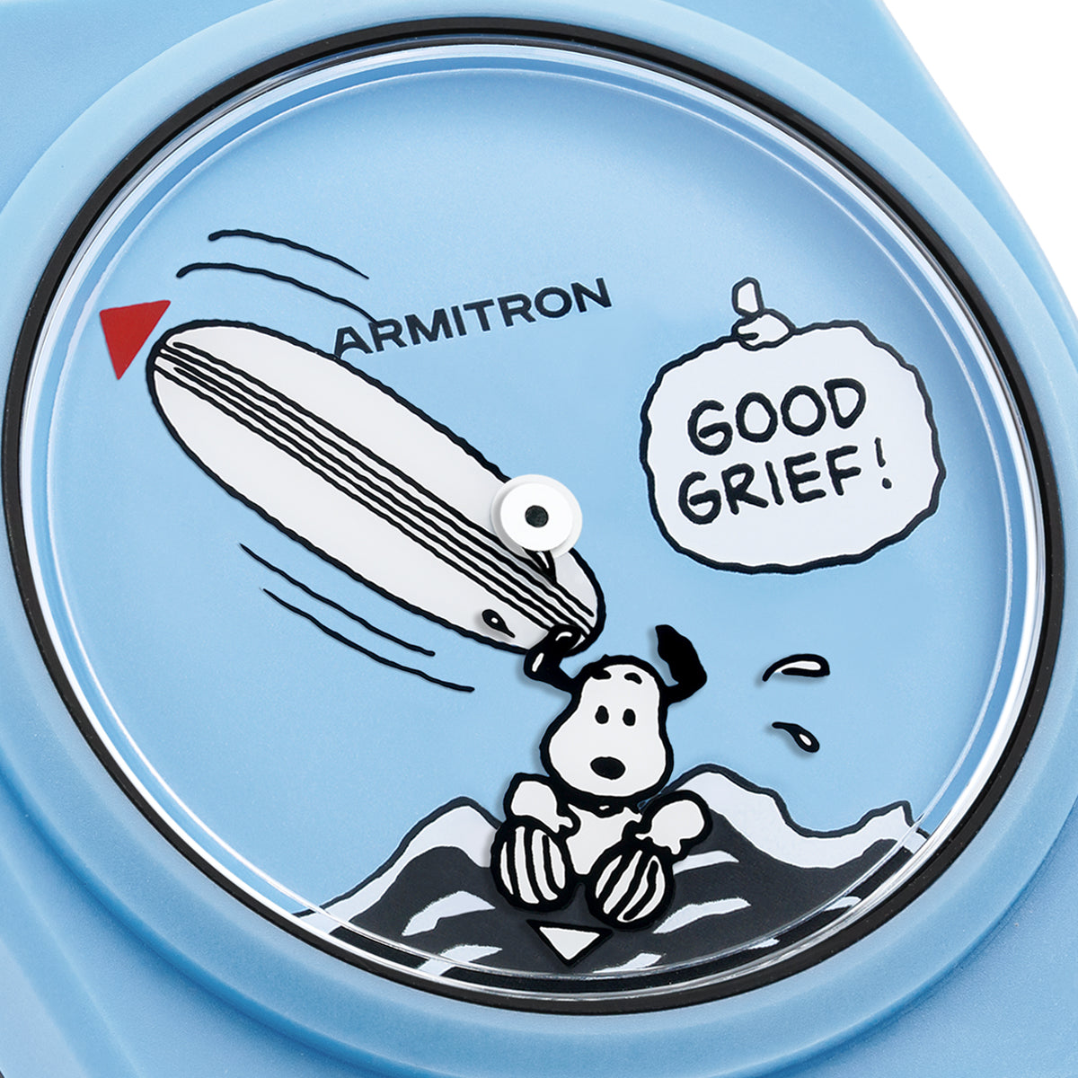 Armitron x Peanuts: Good Grief! | 36mm, Peanuts Blue Ocean Plastic-Women-Armitron