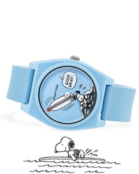 Thumbnail for Armitron x Peanuts: Good Grief! | 36mm, Peanuts Blue Ocean Plastic-Women-Armitron