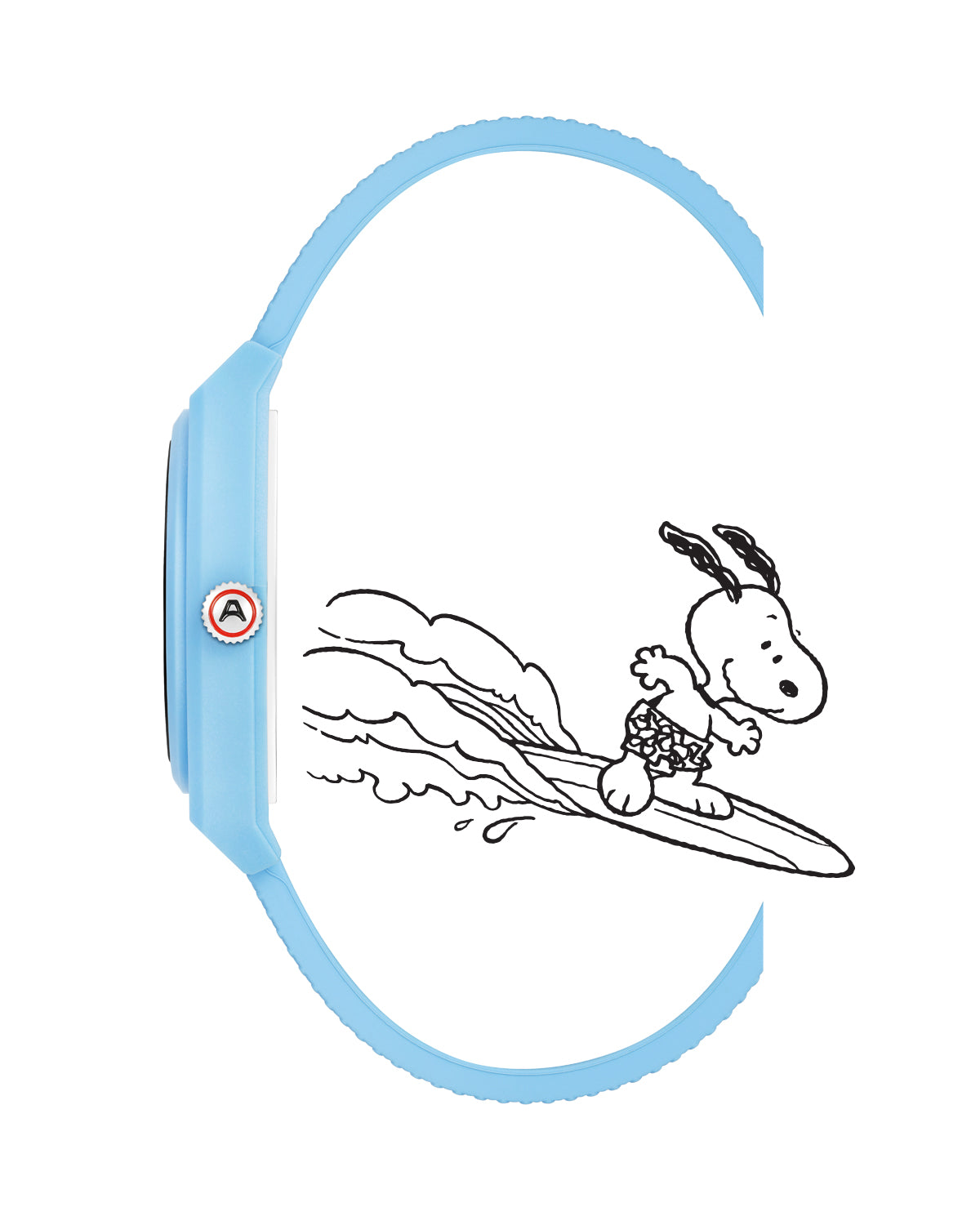 Armitron x Peanuts: Good Grief! | 36mm, Peanuts Blue Ocean Plastic-Women-Armitron