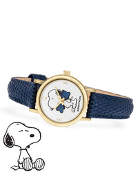 Thumbnail for Armitron x Peanuts: Dressed to the Nines | 24mm, Peanuts Navy/Gold-Women-Armitron