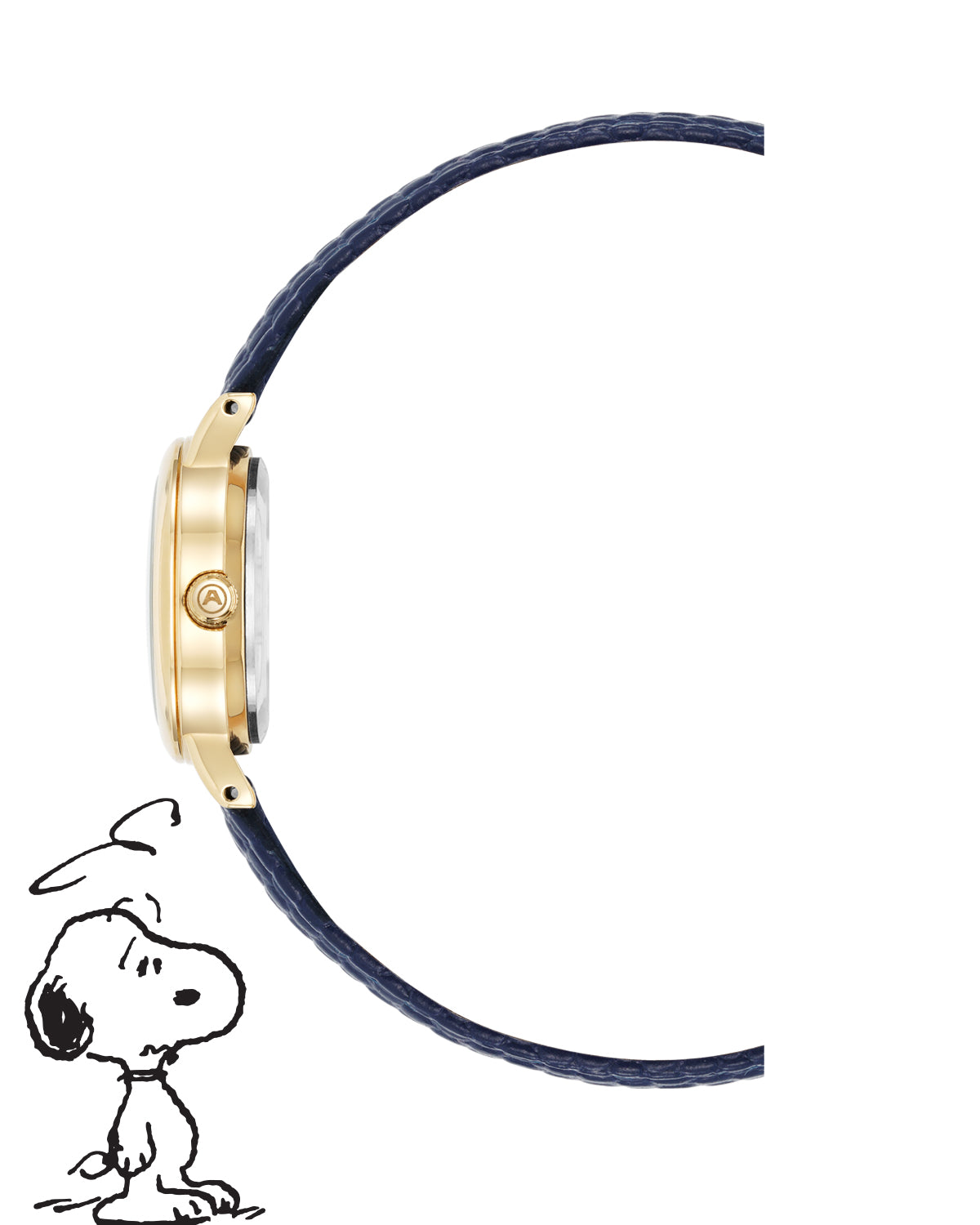 Armitron x Peanuts: Dressed to the Nines | 24mm, Peanuts Navy/Gold-Women-Armitron