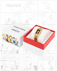 Thumbnail for Armitron x Peanuts: Golden Hour | 20mm, Peanuts Gold/Black-Women-Armitron