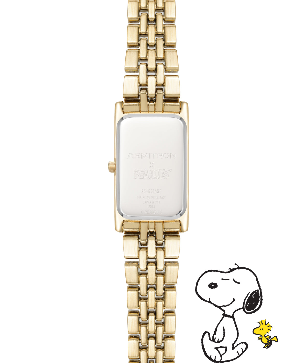 Armitron x Peanuts: Golden Hour | 20mm, Peanuts Gold/Black-Women-Armitron