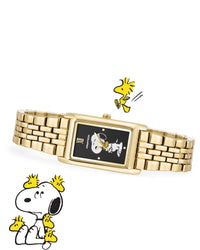 Thumbnail for Armitron x Peanuts: Golden Hour | 20mm, Peanuts Gold/Black-Women-Armitron