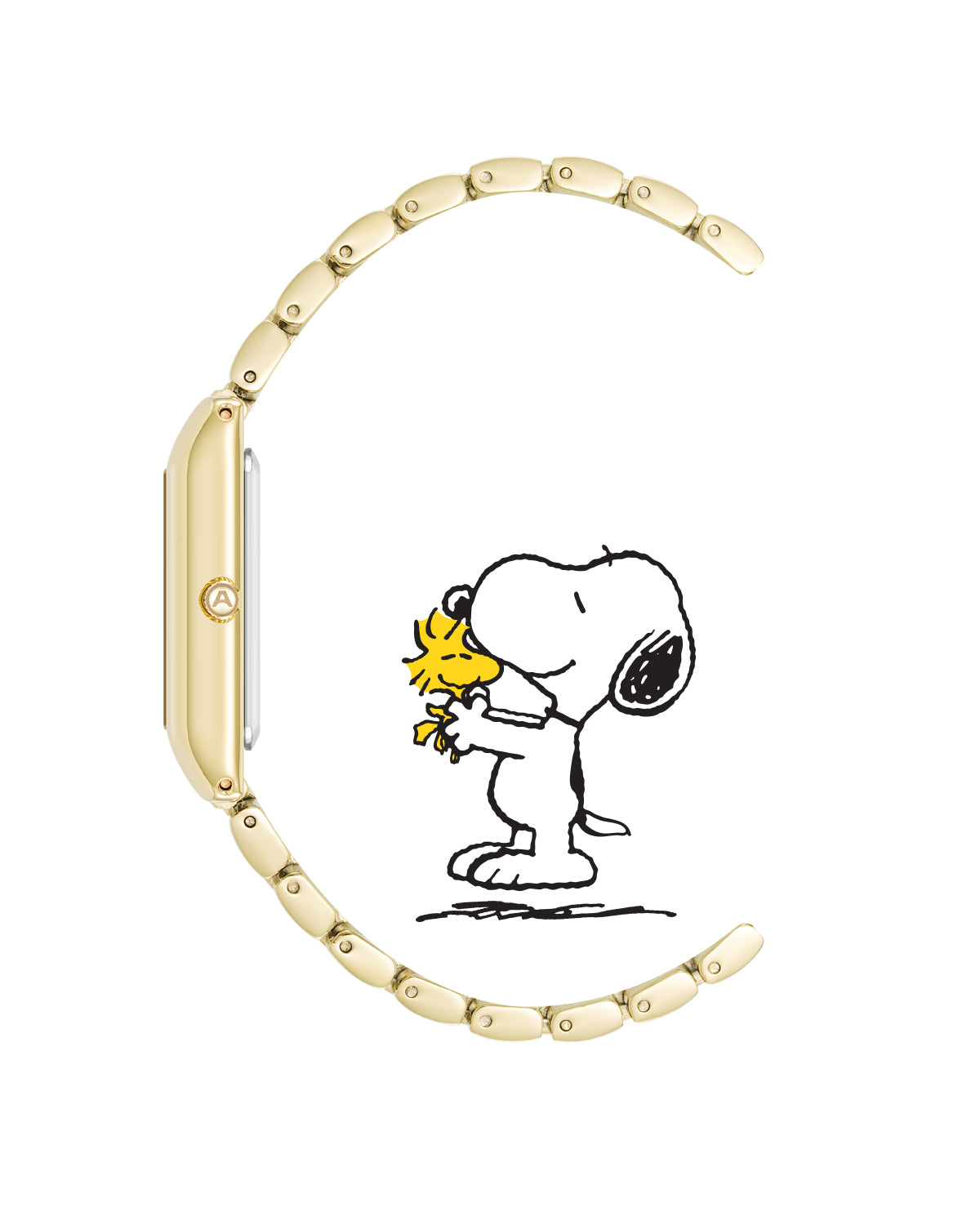 Armitron x Peanuts: Golden Hour | 20mm, Peanuts Gold/Black-Women-Armitron