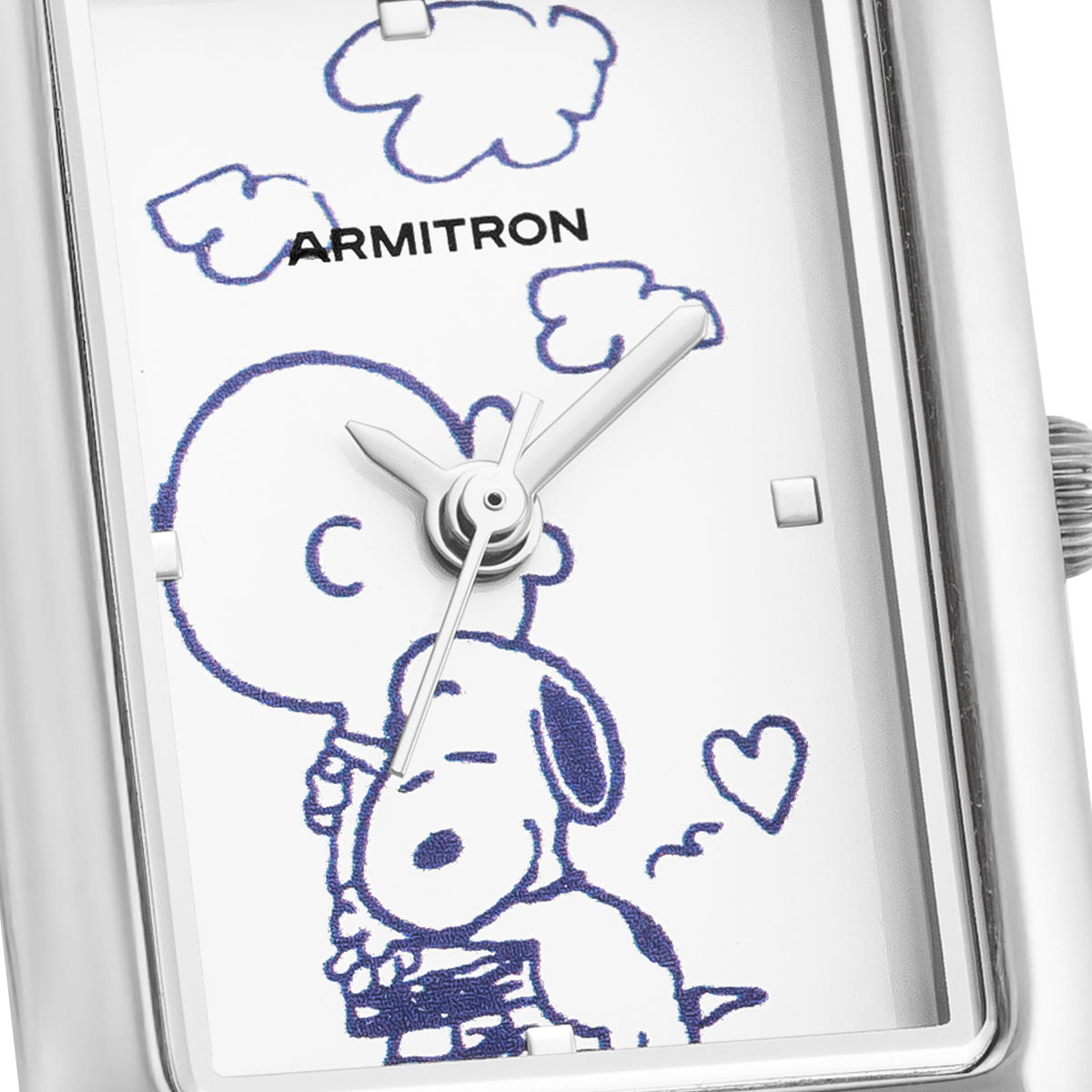 Armitron x Peanuts: Charlie’s Embrace | 20mm, Peanuts Silver-Women-Armitron