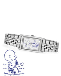 Thumbnail for Armitron x Peanuts: Charlie’s Embrace | 20mm, Peanuts Silver-Women-Armitron