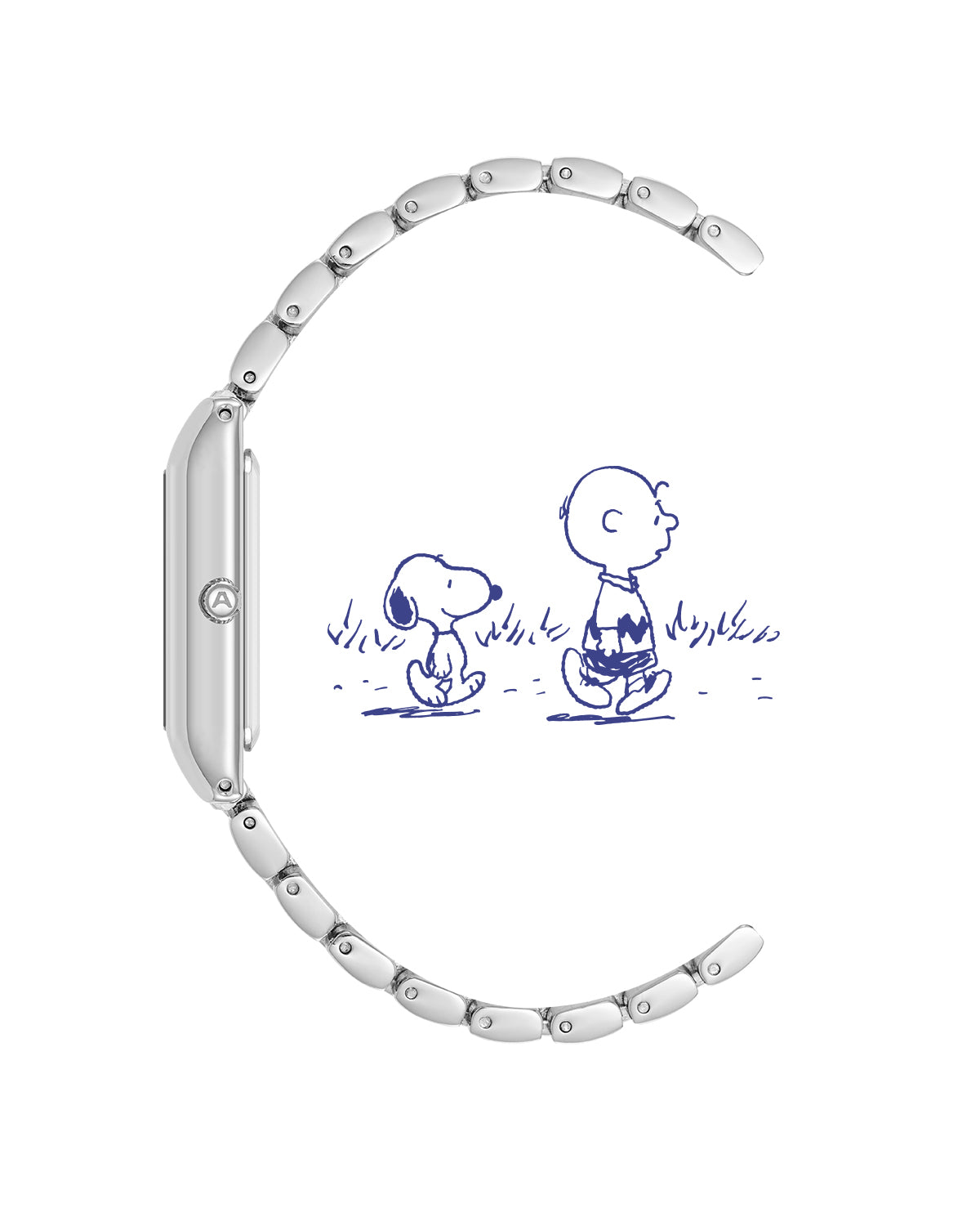 Armitron x Peanuts: Charlie’s Embrace | 20mm, Peanuts Silver-Women-Armitron