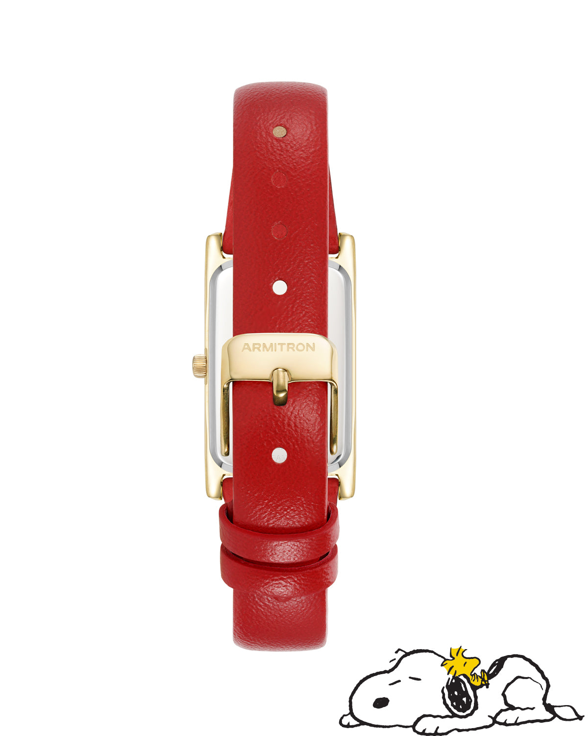 Armitron x Peanuts: The Lookout | 36mm, Peanuts Red/Gold-Men-Armitron