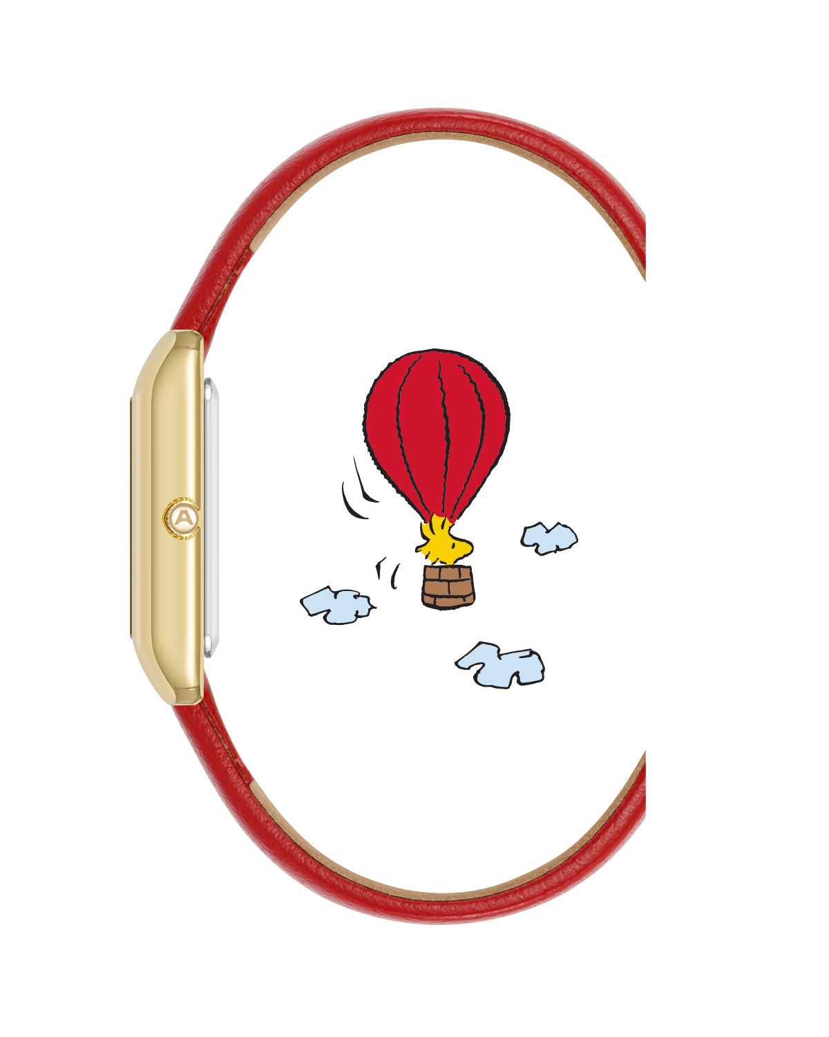 Armitron x Peanuts: The Lookout | 36mm, Peanuts Red/Gold-Men-Armitron