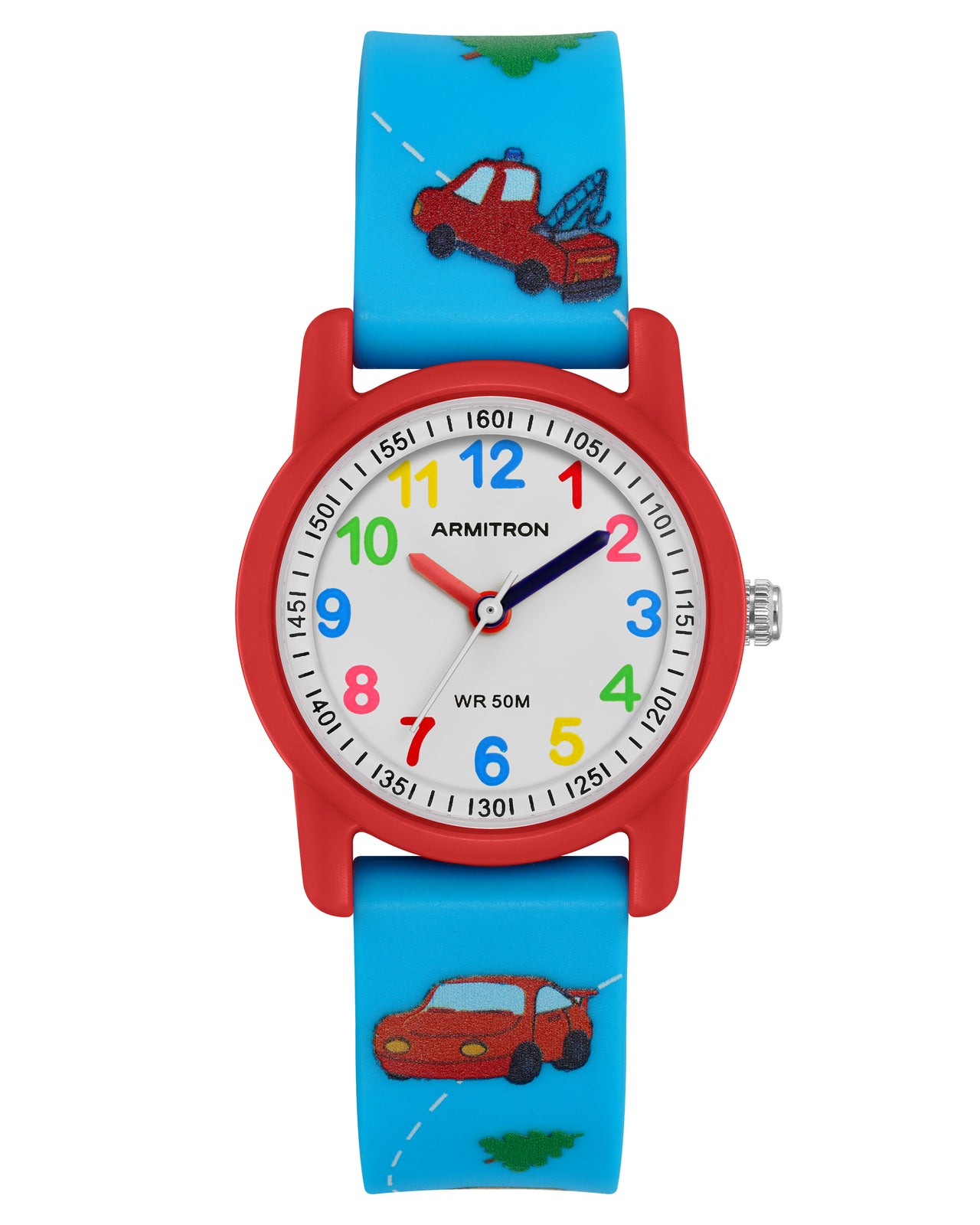 Cool Time Kids Polshorloge Met Nylon Armband - Stoer & Kleurrijk Kinderhorloge