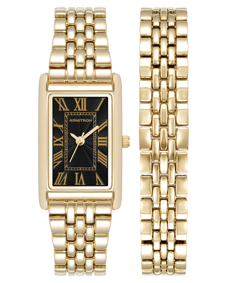 Tilly Bracelet Set™ 20mm, Gold Gold Rectangle Watches