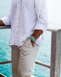 Thumbnail for 1975™ | 40mm, Aqua/Silver-Men-Armitron