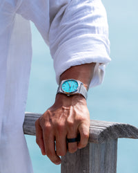 Thumbnail for 1975™ | 40mm, Aqua/Silver-Men-Armitron