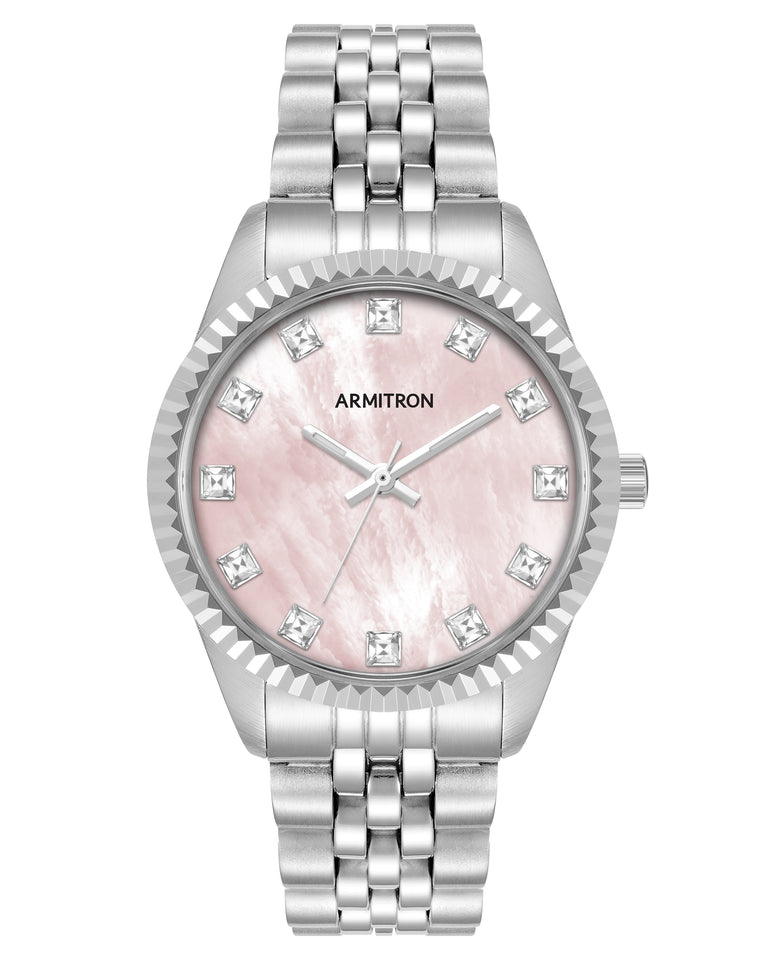 Constance™ 36mm, Light Pink/Silver Women's Watches by Armitron - Main Image