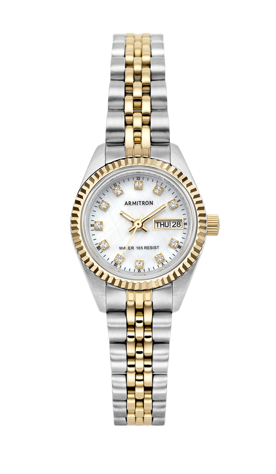 Minnie™ 24mm, Gold/Silver Women's Two Tone Dress Watch