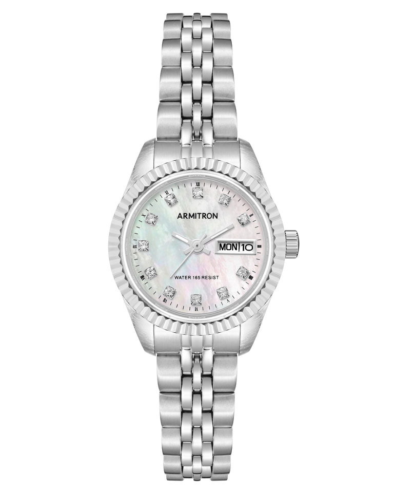 Minnie™ | 24mm, Silver/White | Women's Dress Watches