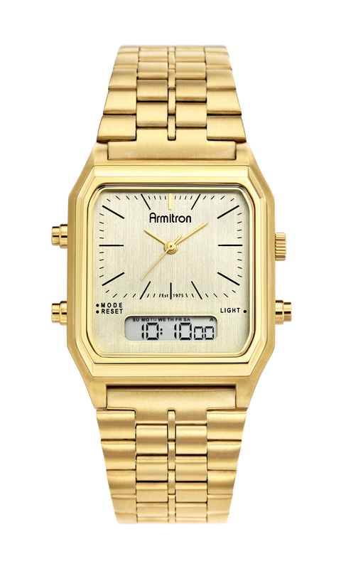 Ridgemont™ | 42mm, Gold | Retro Watches for Men