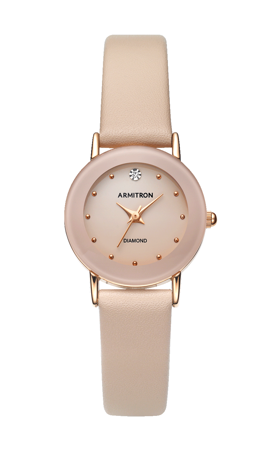 Toyama Leather™ | 24mm, Gold/Pink